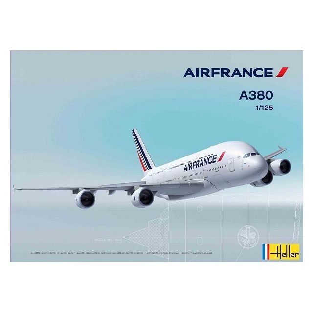 Heller - Maquette avion : A380 Air France Heller  - ASD