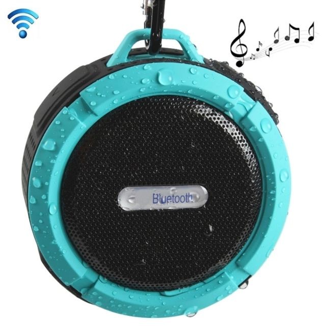Wewoo - Enceinte Bluetooth étanche bleu extérieure avec aspiration, mains libres de - Enceintes Hifi Sans fil