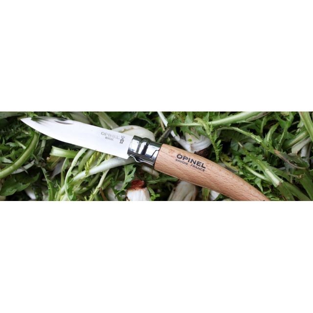 Opinel - Couteau de jardin OPINEL N°8 lame Inox avec bague de sécurité - 133080 Opinel  - Outils de coupe