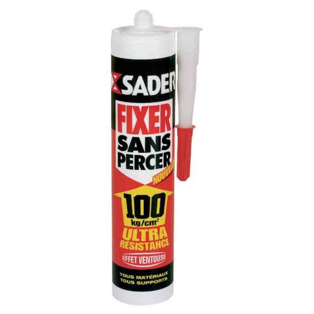 Mastic, silicone, joint Sader SADER - Fixer sans percer à gachette 310 ml
