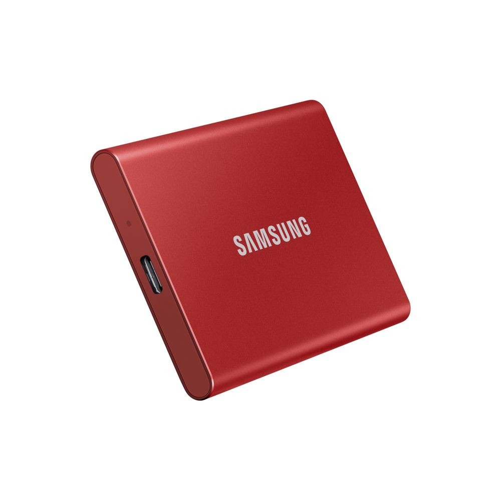 SSD Externe T7 Rouge métallique - 1 To - USB 3.2 Gen 2