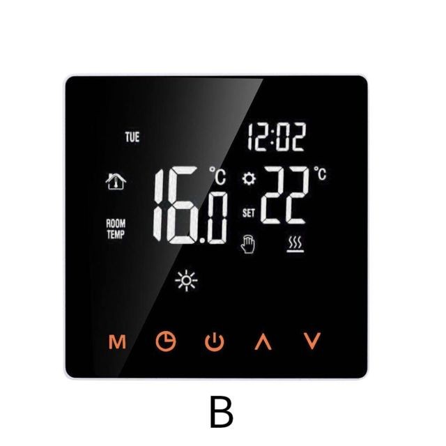 Generic - Écran de température du thermostat de chauffage programmable APP numérique intelligente - NOIR Generic  - Multicuiseur