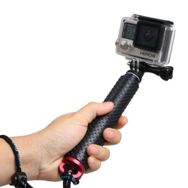 Wewoo - Pour GoPro HERO4 / 3 rouge + / 3/2, longueur maximum: 49cm Monopode extensible portatif de poche avec vis Wewoo  - Caméras