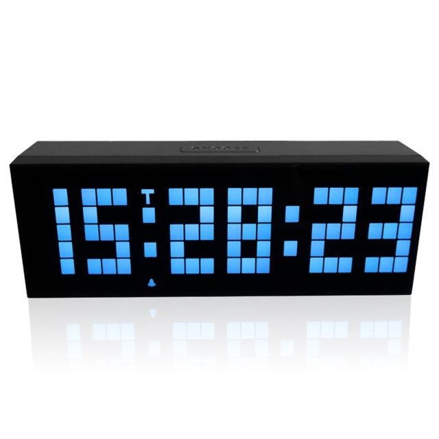 Generic - Télécommande multifonction Minuterie numérique lumineuse Horloge LED 6 bits à 5 segments - Bleu Generic   - Horloges, pendules Generic