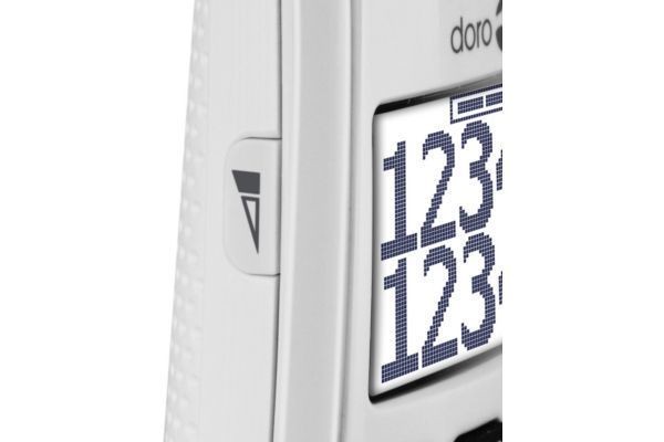 Téléphone fixe-répondeur Téléphone sans fil DORO Phone Easy 110 Blanc