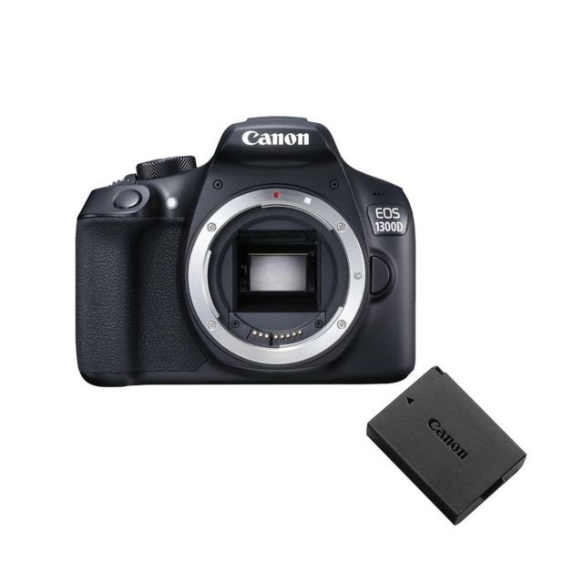 Canon - CANON EOS 1300D Body + Canon LP-E10 Battery Canon  - Eos 1300d