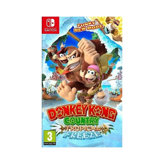 Nintendo - Donkey Kong Country : Tropical Freeze - Jeu Switch Nintendo  - Idées cadeaux pour Noël Jeux et Consoles