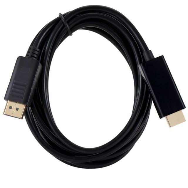 Generic - 10FT Display Port vers HDMI Câble Câble DP vers HDMI Câble plaqué or HD - Convertisseur Audio et Vidéo