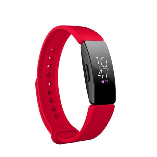 Wewoo - Bracelet pour montre connectée Smartwatch avec à poignet à fixation rapide Fitbit Inspire HR rouge Wewoo  - Objets connectés