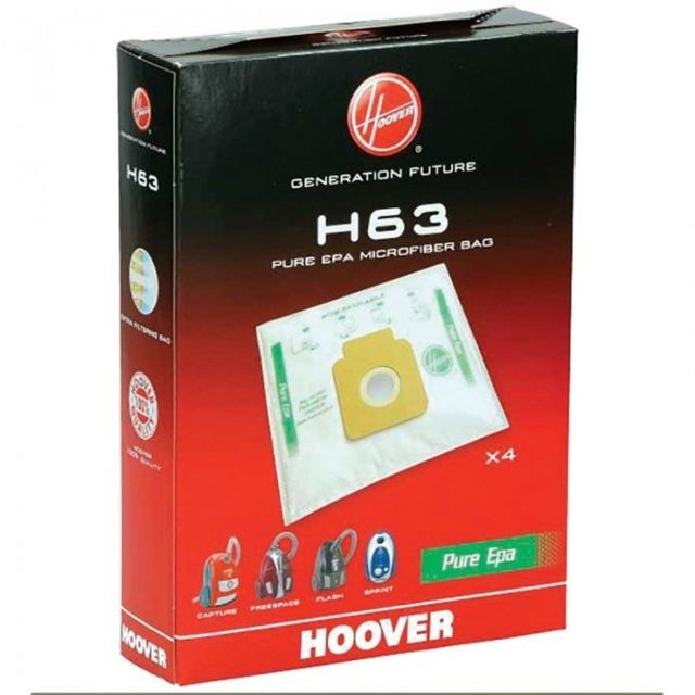 Hoover - Sacs (x4) h63 pure epa freespace sprint pour aspirateur hoover - Hoover