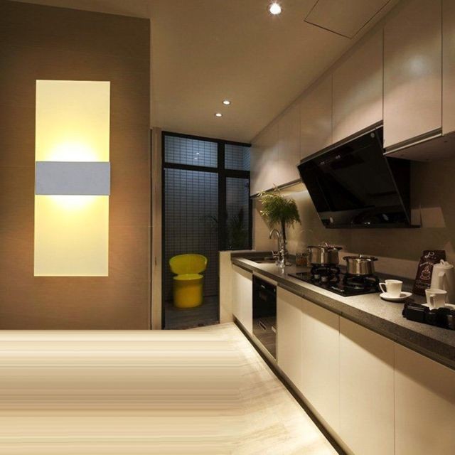 marque generique - Moderne acrylique conduit chambre salon lampes murales luminaire 2 # -warm blanc-6w marque generique   - Bonnes affaires Appliques