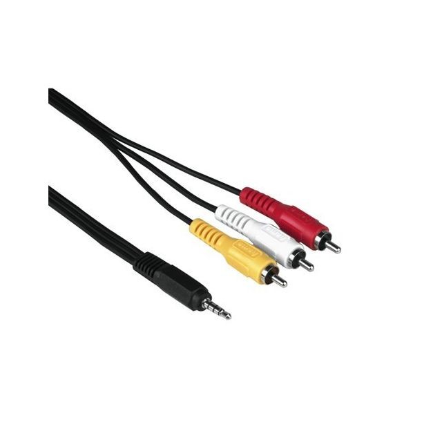 Cabling - CABLING   Cable jack caméra Sony JVC Canon  3 RCA  1.4M Cabling  - Câble Jack