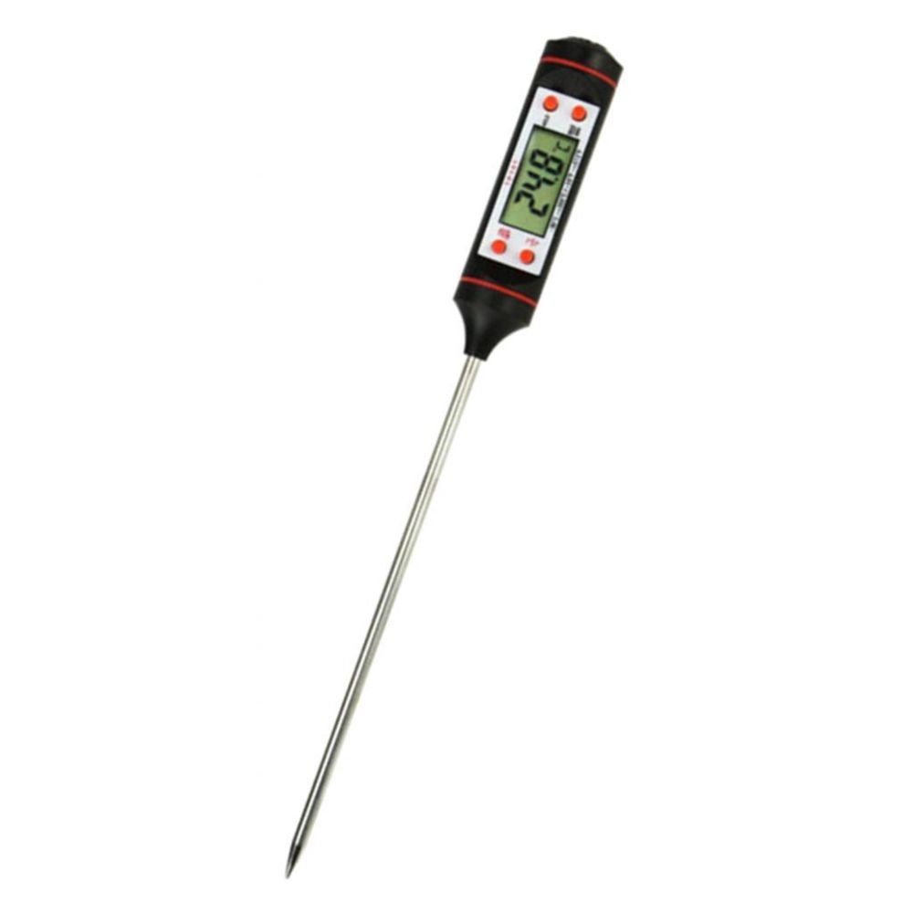 Numérique Pliage Thermomètre avec Sonde Compteur de Température de Cuisine