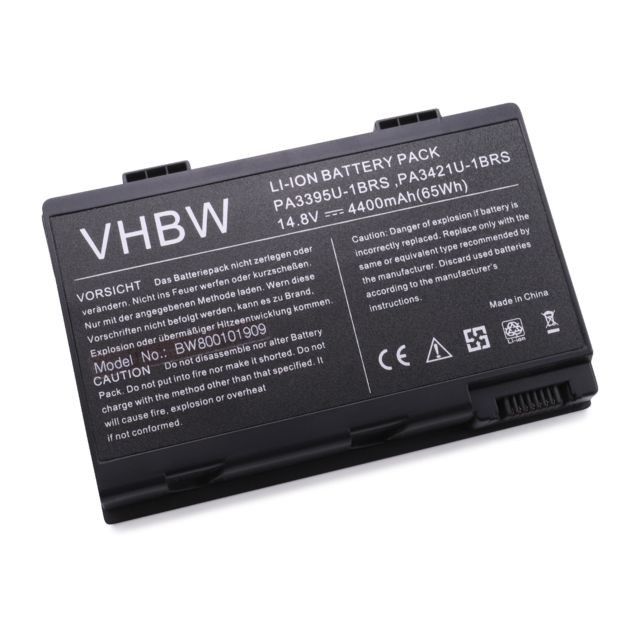Vhbw - vhbw Li-Ion batterie 4400mAh (14.8V) pour ordinateur, pc Toshiba Satellite M35X-S3491, M40X, M40X P-M760, M40X-112 comme PA3395U-1BRS, PA3421U-1BRS. Vhbw  - Batterie PC Portable