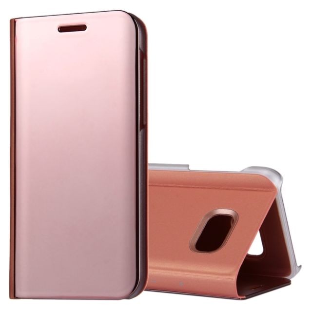 Wewoo - Housse Étui or rose pour Samsung Galaxy A3 2017 / A320 galvanoplastie miroir horizontal en cuir avec support Wewoo  - Etui pour samsung a3