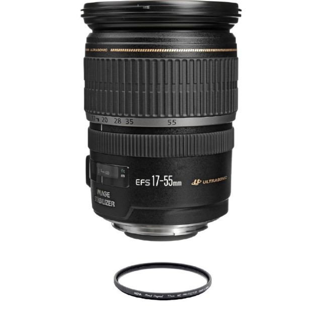 Canon - CANON EF-S 17-55mm F2.8 IS USM + HOYA 77mm PRO 1D Protector Canon  - Objectif Photo