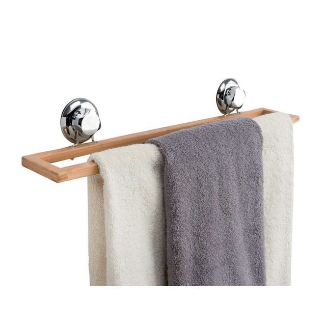 Porte-serviettes Compactor Porte-serviettes à ventouses ""Spa"" en bambou