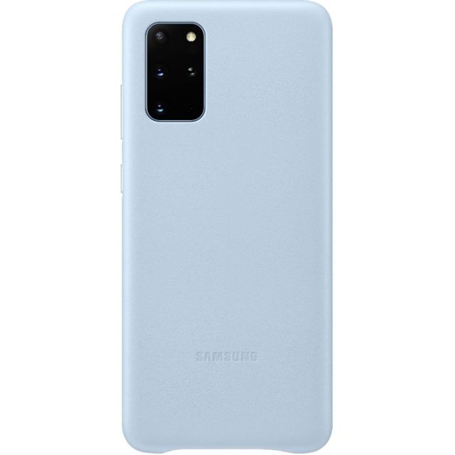 Samsung - Coque en cuir pour Galaxy S20+ Bleu - Coque, étui smartphone
