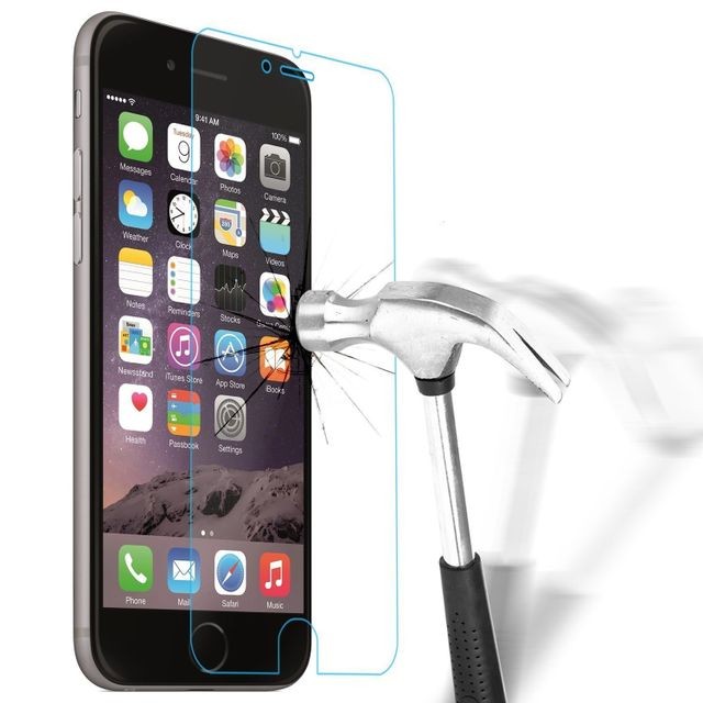 Protection écran smartphone Cabling CABLING  Protection ecran iPhone 7 4.7"", iPhone 7 Film Protection en Verre trempé écran protecteur ultra résistant Glass Screen Protector pour Apple iPhone 7 4.7 (2016) (Pour iPhone 7,  4.7"")