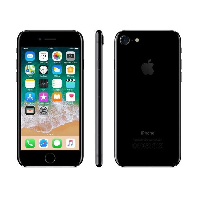 Apple - iPhone 7 - 32 Go - MQTX2ZD/A - Noir de Jais - iPhone 32 go