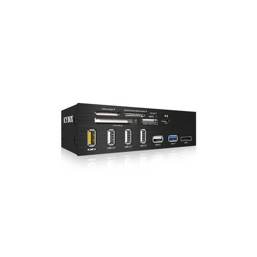 Icy Box - Lecteur multicartes 5,25'' - USB 3.0 avec port de charge USB Icy Box  - Multicarte