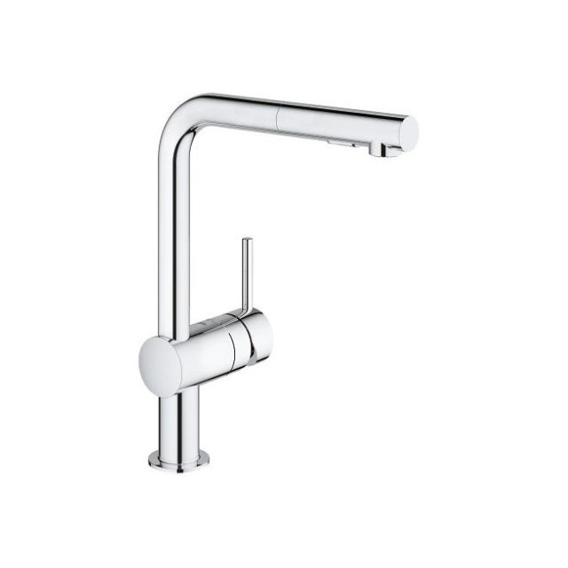 Robinet d'évier Grohe GROHE - Mitigeur monocommande evier Minta douchette extractible