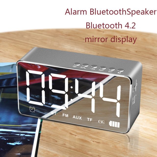 Generic - Q9 Mini Bluetooth sans fil Super Bass Speaker TF Alarm Clock Audio AccueilGary - Speaker