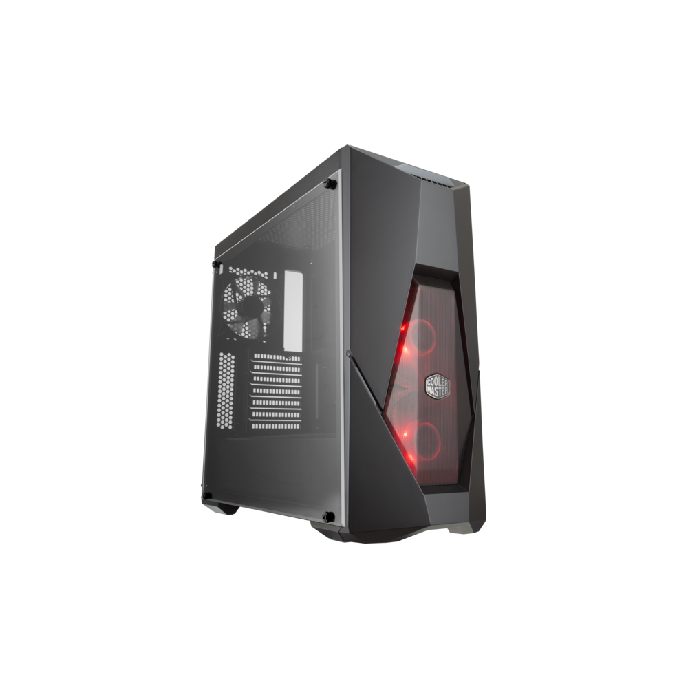 Boitier PC Cooler Master MasterBox K500L (LED rouges) - Avec fenêtre