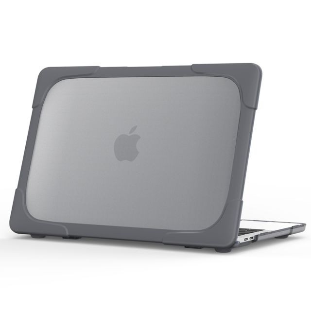 Wewoo - Housse Coque Mac Pour MacBook Pro 13,3 pouces avec barre tactile A2159 / A1989 TPU + PC de protection ordinateur portable bicolore Gris Wewoo  - Coque mac pro