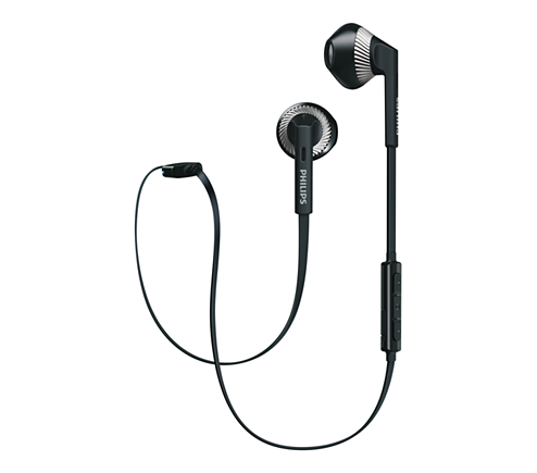 Philips - Ecouteurs Bluetooth Noirs - SHB5250BK/00 - Casque Sans fil