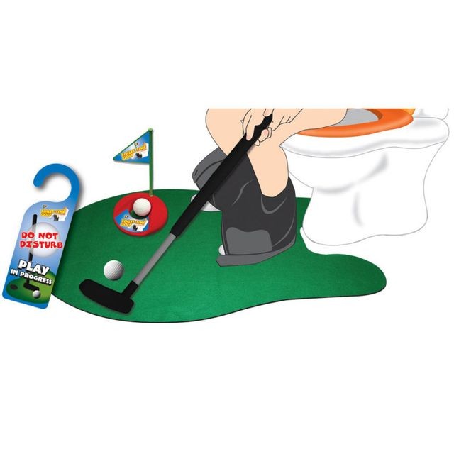 Objets déco Kas Design Mini Golf Pour Toilettes, Jeu Original