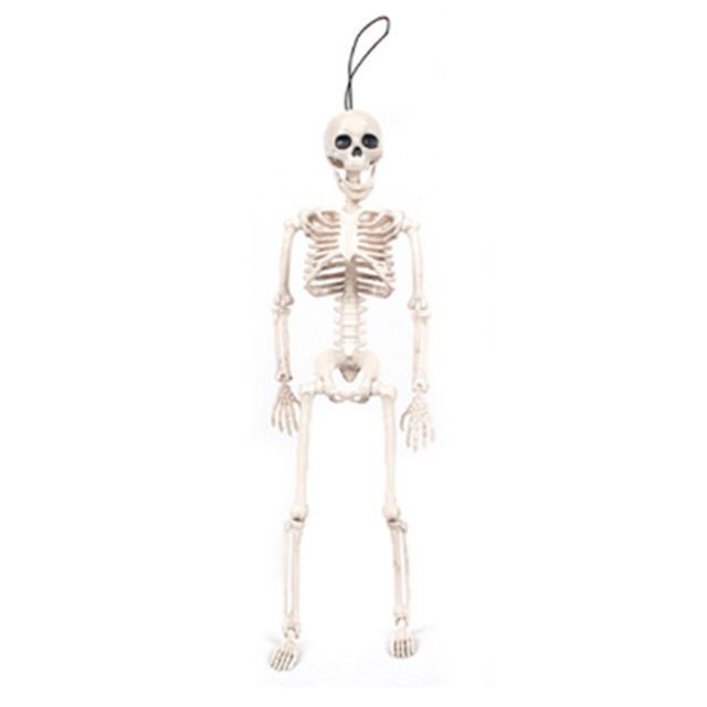 Nw 1776 - Os de squelette de corps humain simulés, décorations d'Halloween les plus étranges, accessoires de maison hantée fantôme, décoration intérieure et extérieure - Nw 1776