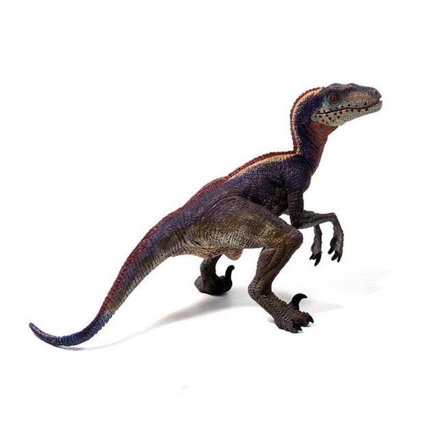 Papo - Figurine Dinosaure : Vélociraptor bleu Papo  - Dinosaures