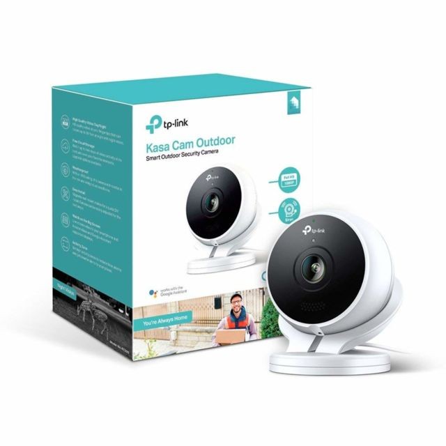 TP-LINK - Kasa Spot Wire-Free Camera, sécurisez votre maison - Appareils compatibles Google Assistant