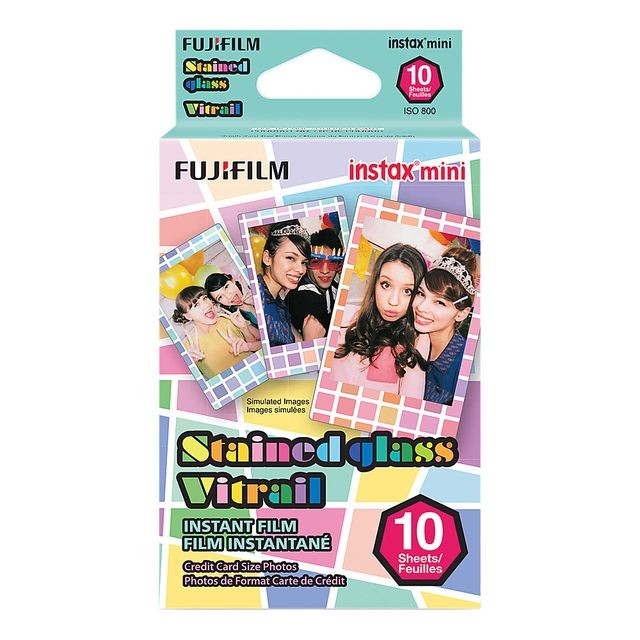 Fujifilm - Papier photo instantané pour Instax Mini - Stained Glass - Fujifilm