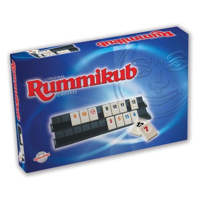Les grands classiques Hasbro Gaming Jeu de société - Rummikub Chiffres - 132011012