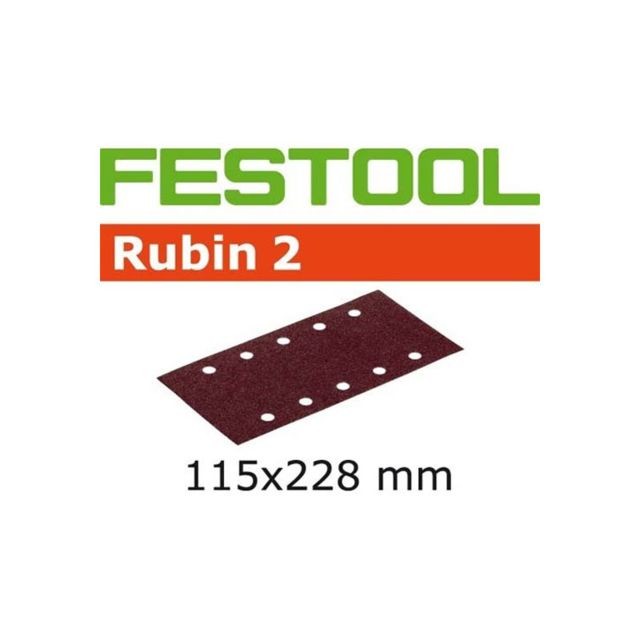 Festool - Lot de 50 abrasifs stickfix 115x228mm pour bois STF 115x228 P40 RU2/50 FESTOOL 499030 Festool  - Accessoires brossage et polissage Festool