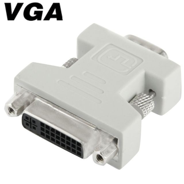 Wewoo - Adaptateur DVI-I 24 + 5 Broches Femelle à VGA 15 Convertisseur Mâle - Adaptateur vga male male
