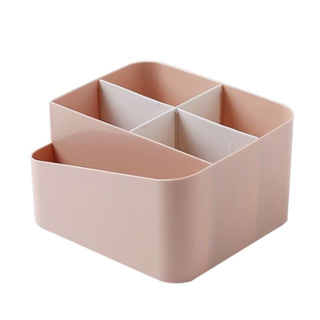 marque generique - bureau organisateur de bureau compartiments boîte de mouchoirs boîte séparée rose marque generique  - Meubles de salle de bain Rose rouge