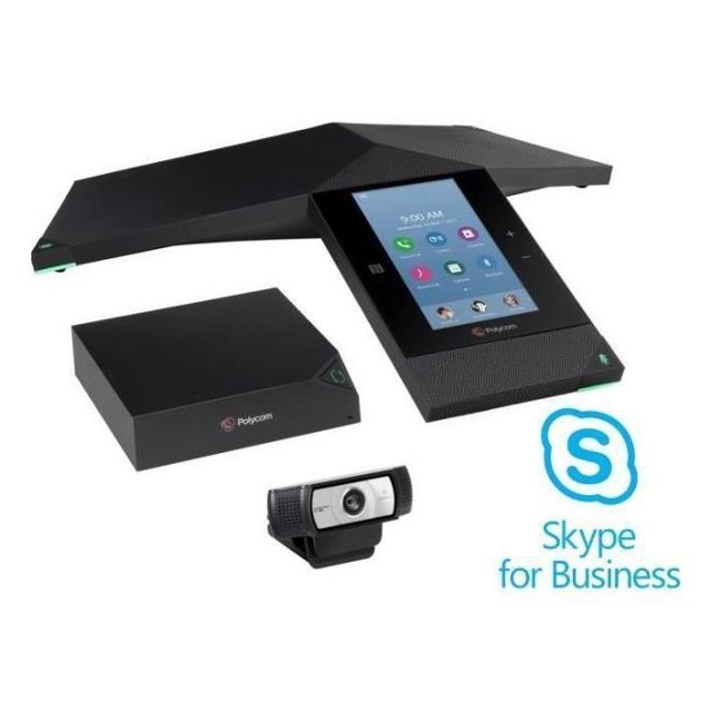 Polycom -Skype For Business/o365/lync Edition Realpresence Trio 8500 Conf.     Phone With Polycom Ucs Sfb Lic., Built-in Bluetooth. 802.3 Polycom  - Téléphone fixe Pack reprise