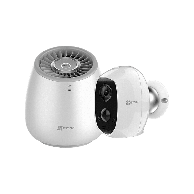 Caméra de surveillance connectée Ezviz Station de base compatible 4G avec caméra C3A WiFi - Ezviz