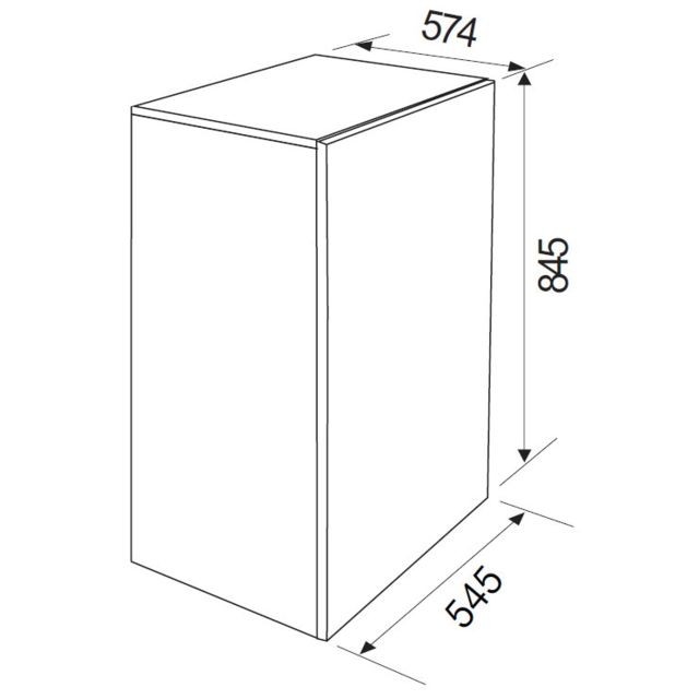 Réfrigérateur GLEM - Réfrigérateur Table Top GRTF11A (GRTF 11 A)