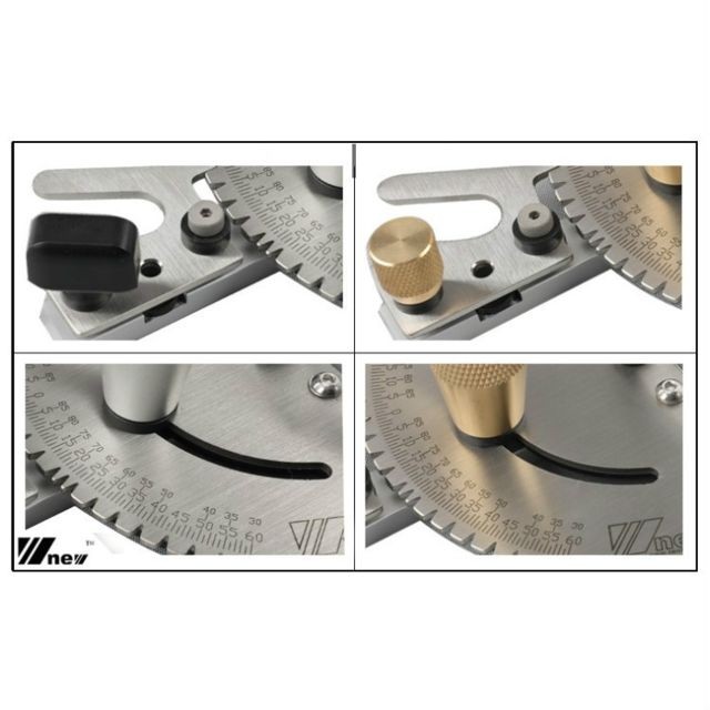 Appareils de mesure Outil de mesure de scie à table pour règle à bois poussoir à boisstyle poignée en aluminium + limite de 450 mm ?