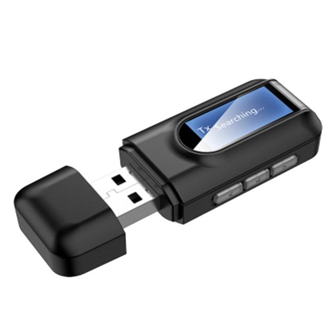 marque generique - Adaptateur D'affichage LCD LCD émetteur Audio USB Bluetooth 5.0 Pour PC TV - Clé USB Wifi