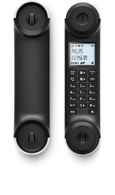 Téléphone fixe filaire Philips PHI-M5601WG-NOIR-SOLO