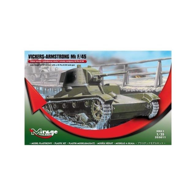 Mirage Hobby - Maquette Char Vickers-armstrong 6 Ton Mk F/45 Mirage Hobby  - Mirage Hobby