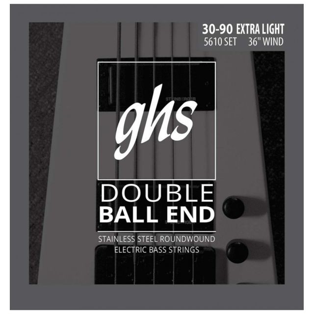 Ghs - GHS 5610 - Jeu de cordes Basse double boule - Extra Light 30-90 Ghs - Ghs