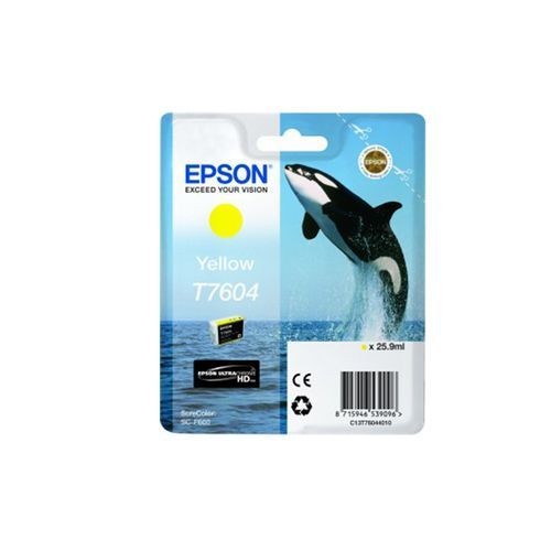 Epson - T7604 - cartouche d'encre ''Orque'' - Jaune - Epson