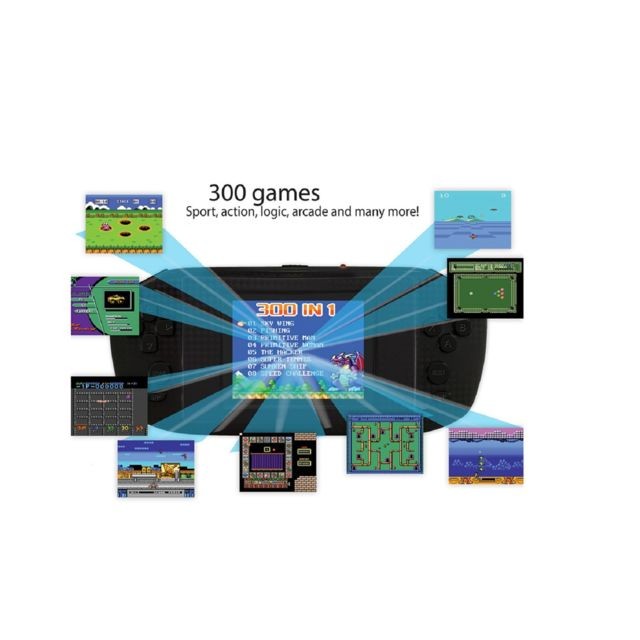 lexibook Power Cyber Arcade 300 games
