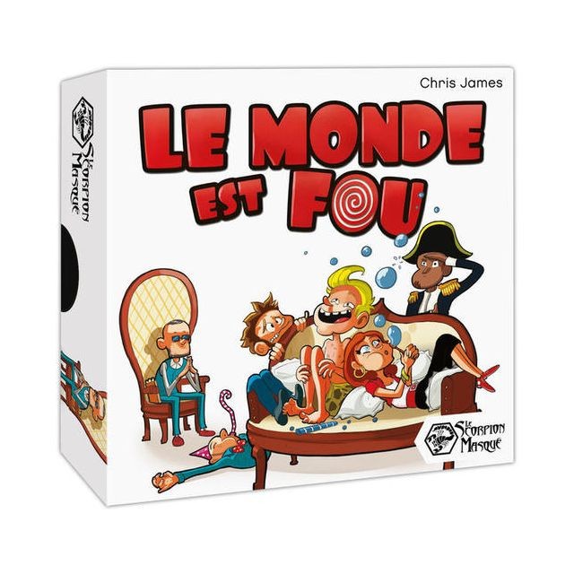 Asmodee - Le Monde Est Fou - Jeu de société de déduction - ASMODEE Asmodee - Jeux histoire Jeux de société